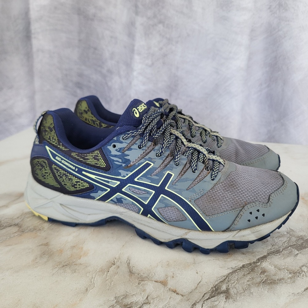 Asics Gel Sonoma 3 Blue Yellow Women's 9